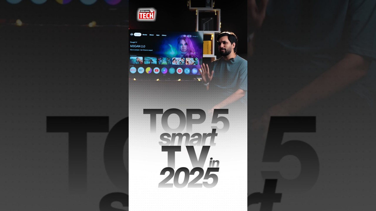Top 5 Best Smart TV in 2025 with GST Cut | 📺🤩 #SmartTV #Technology #Electronics #TV #Innovation