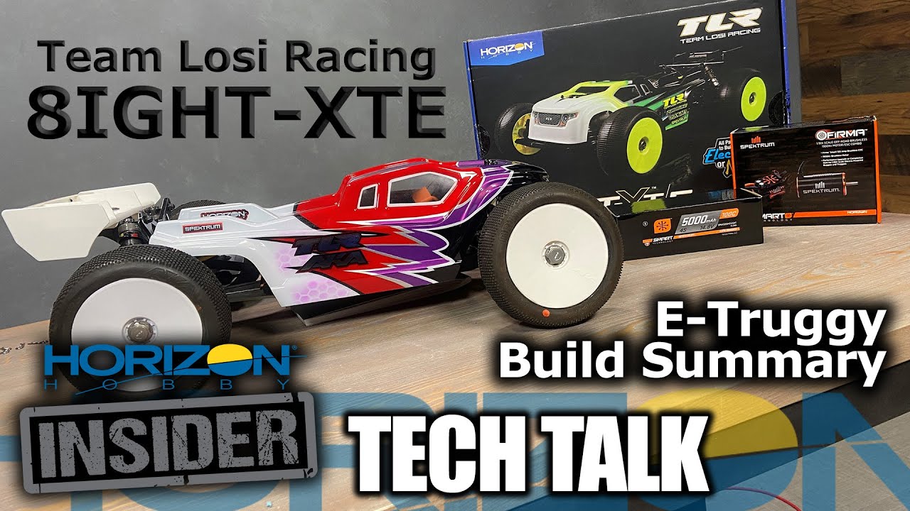 TLR 8IGHT-XTE 1/8 E-Truggy Build Summary - Horizon Insider Tech Talk