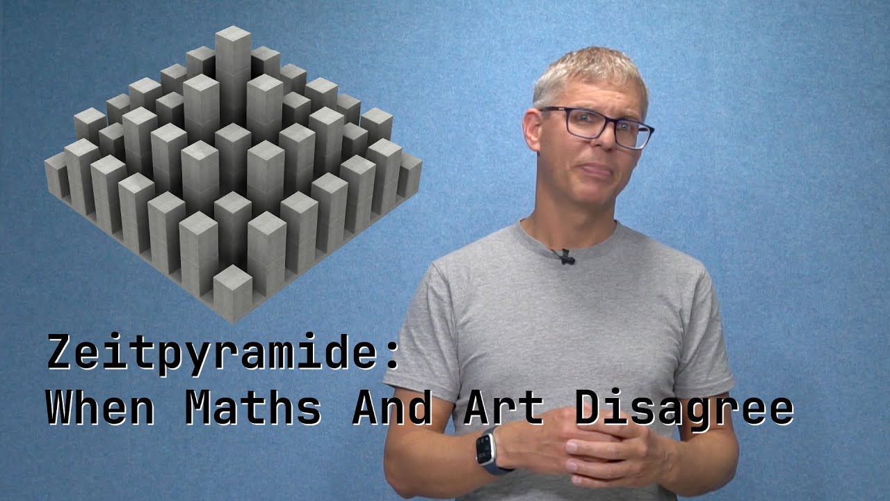 Zeitpyramide: When Maths and Art Disagree