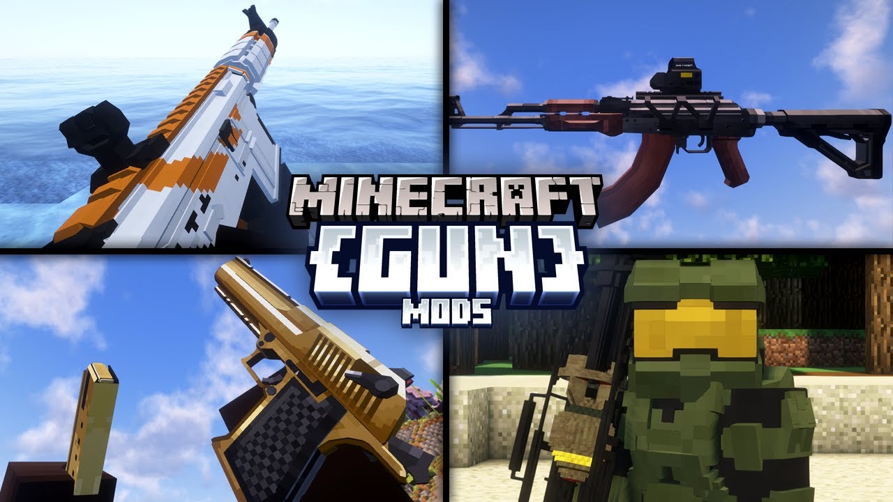 20 лучших модов на оружие для Minecraft (2024)