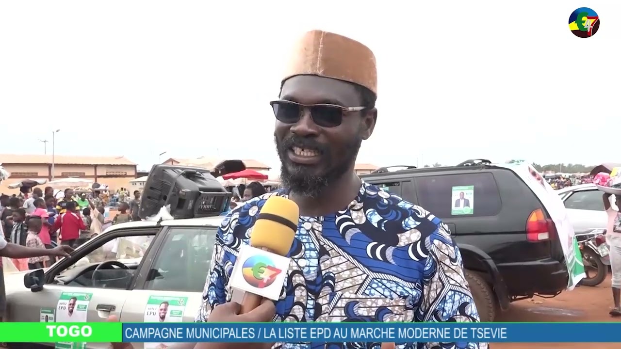 Campagnes Municipales/ la liste EPD au marché moderne de Tsevié.
