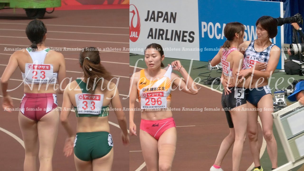 【4K】陸上女子｜見ていて気持ちがいいハードリング｜女子100mH｜2022日本選手権｜Women's Athletics in Japan