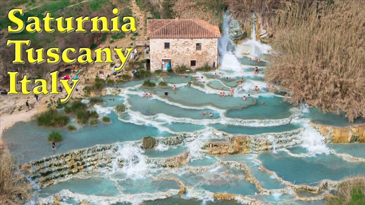 The Hidden Italian Gem of Cascate del Mulino at Saturnia, Tuscany, Italy March 2026 by Jon Shore HD