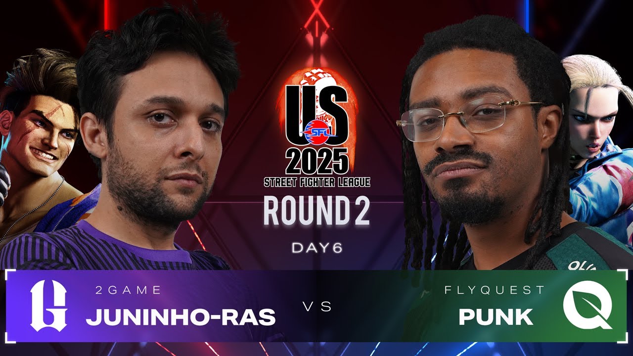 Juninho-Ras (Luke) vs. Punk (Cammy) - 2Game vs. FlyQuest - Street Fighter League US 2025 Day 6