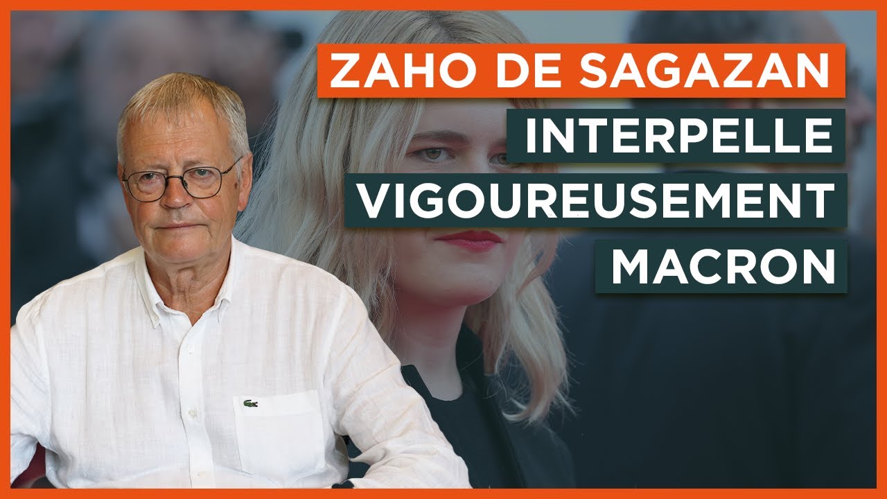Zaho de Sagazan interpelle vigoureusement Macron