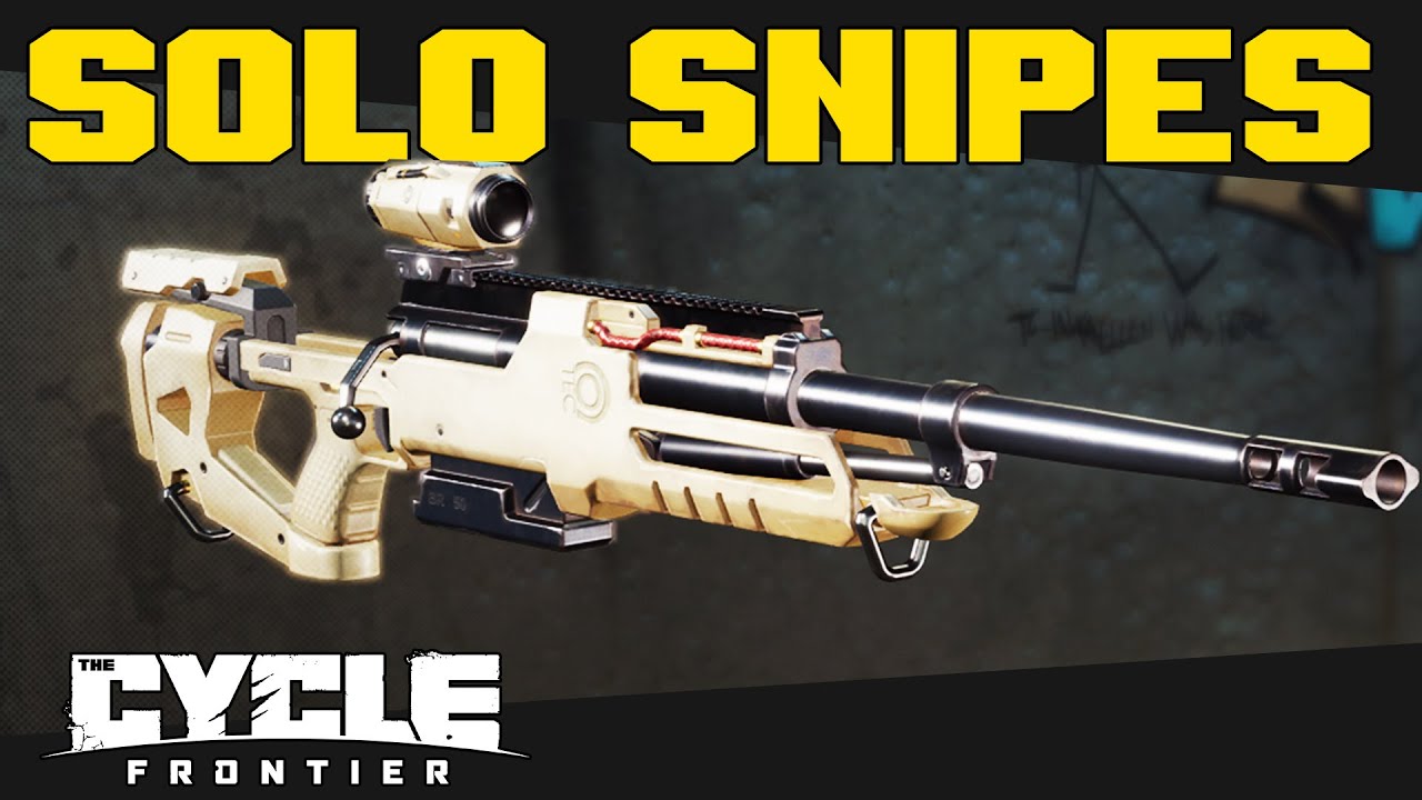 THIS STARTING WEAPON IS INSANE (Solo Sniping) - The Cycle: Frontier