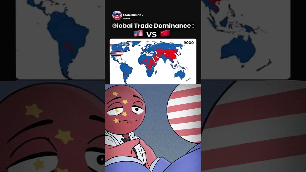 USA VS CHINA 🌍 #countryhumans
