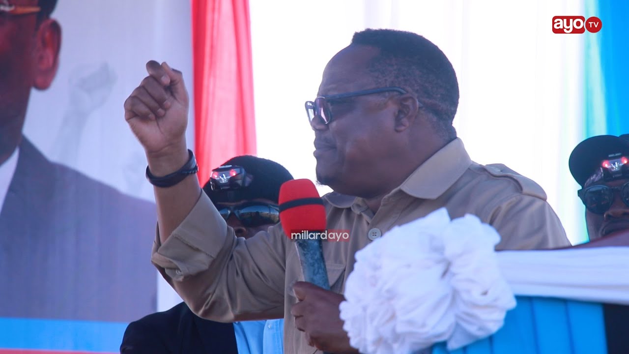 VIDEO: TUNDU LISSU KWENYE MKUTANO KIGOMA AFUNGUKA, 