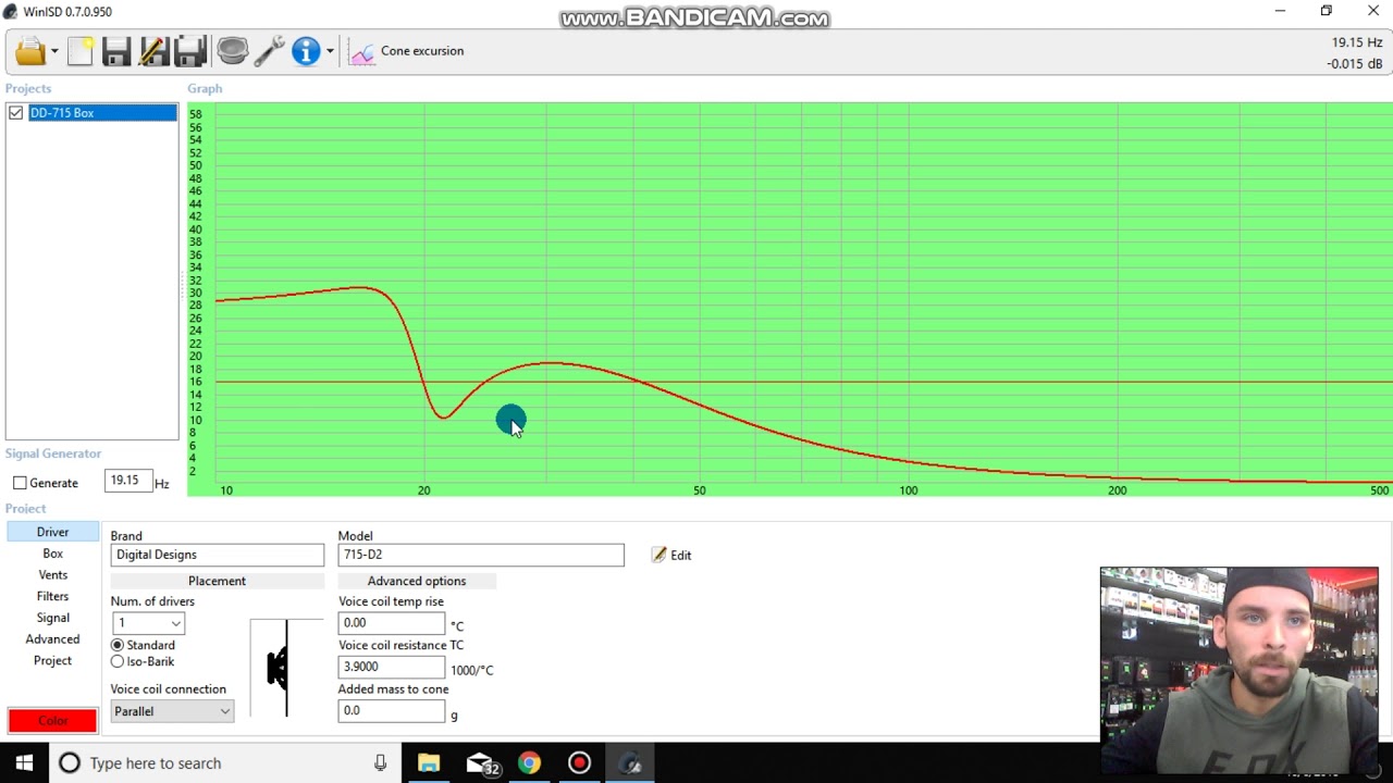 Winisd Tutorial Episode 3 Cone Excursion and SPL Graph Explained