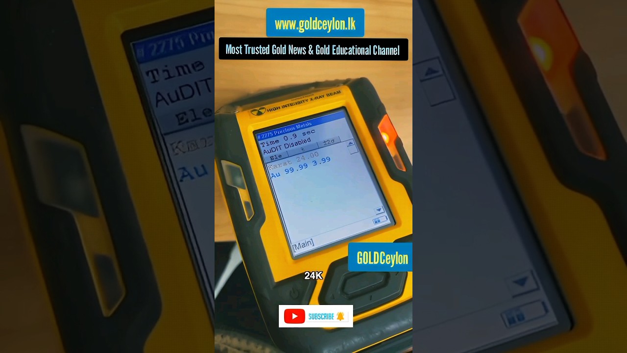 PORTABLE EDXRF #Thermo Scientific&trade;#gold #jewellery #silver #goldtesting#bestgoldtester#goldceylon