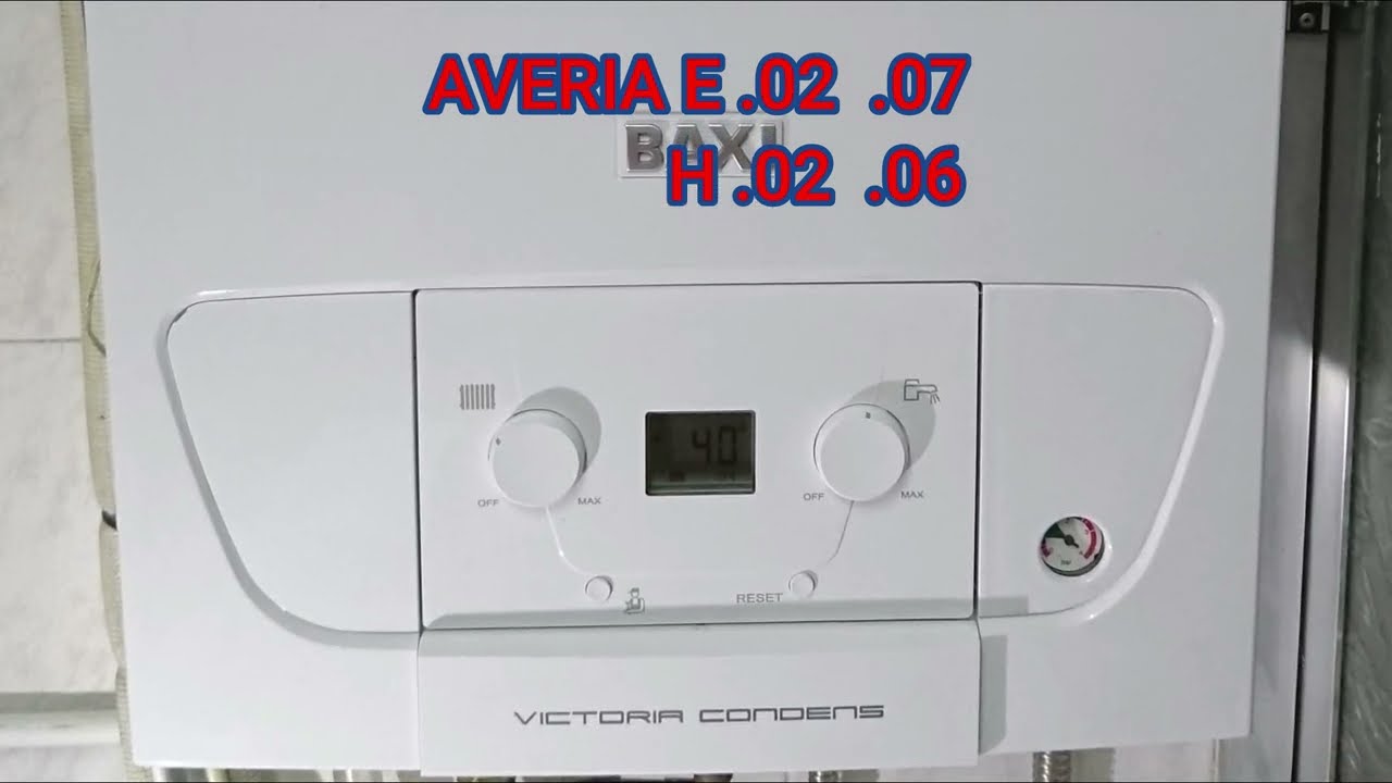 BAXI VICTORIA CONDENS averia E 02 07 y h 02 06