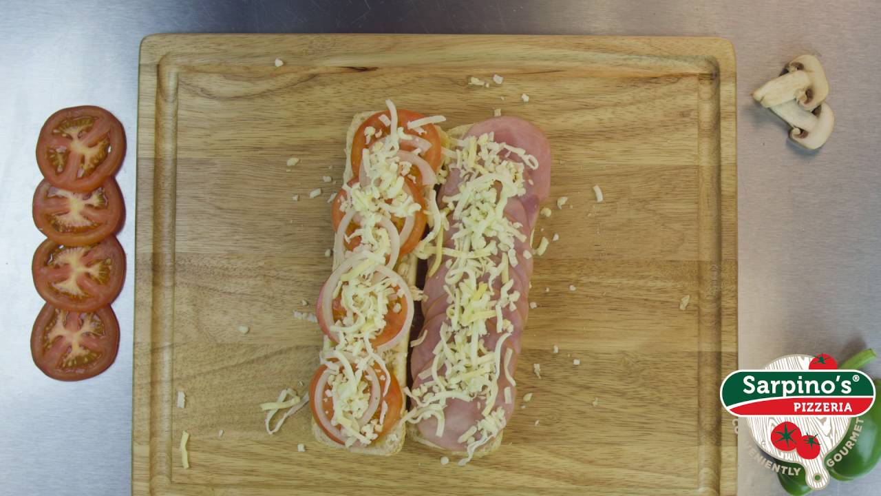 Ham & Cheese French Bread Sandwich - Sarpino's Pizzeria Video