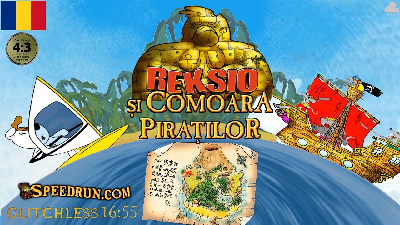 Reksio si Comoara Piratilor [FULL GAME] | Finished in 16:55.43 as glitchless speedrun [WR]
