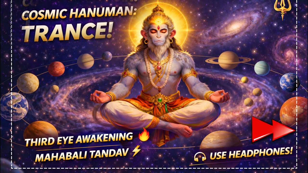 Hanuman Song : रोंगटे खड़े कर देने वाला Trance! 🌌 | Third Eye Awakening | Mahabali Tandav
