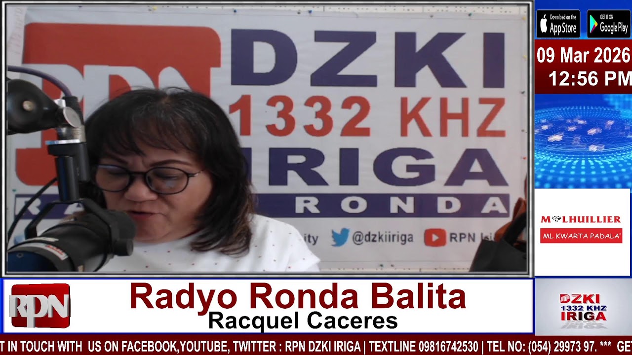 RPN RADYO RONDA BALITA (Tanghali) | MAR 9,2026
