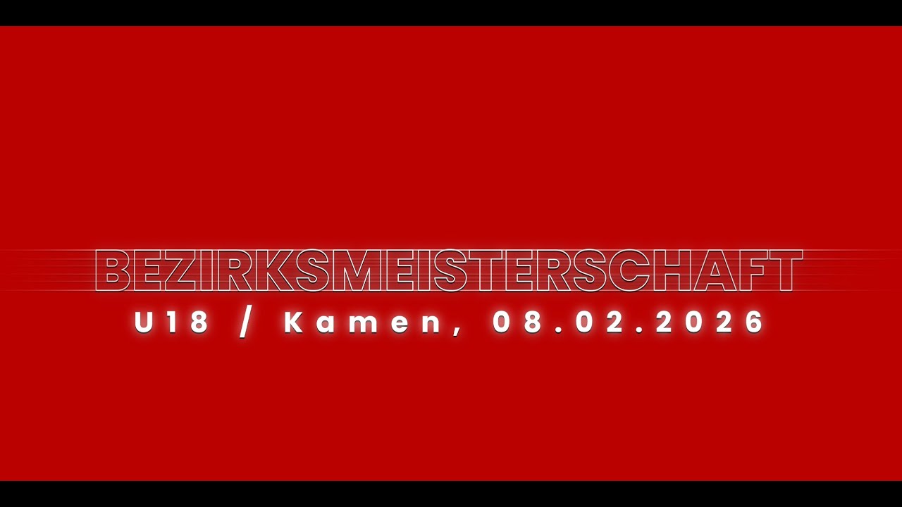 Bezirksmeisterschaft U18 Judo 2026 | Kamen 🇩🇪 Qualifikation zur Westdeutschen Meisterschaft