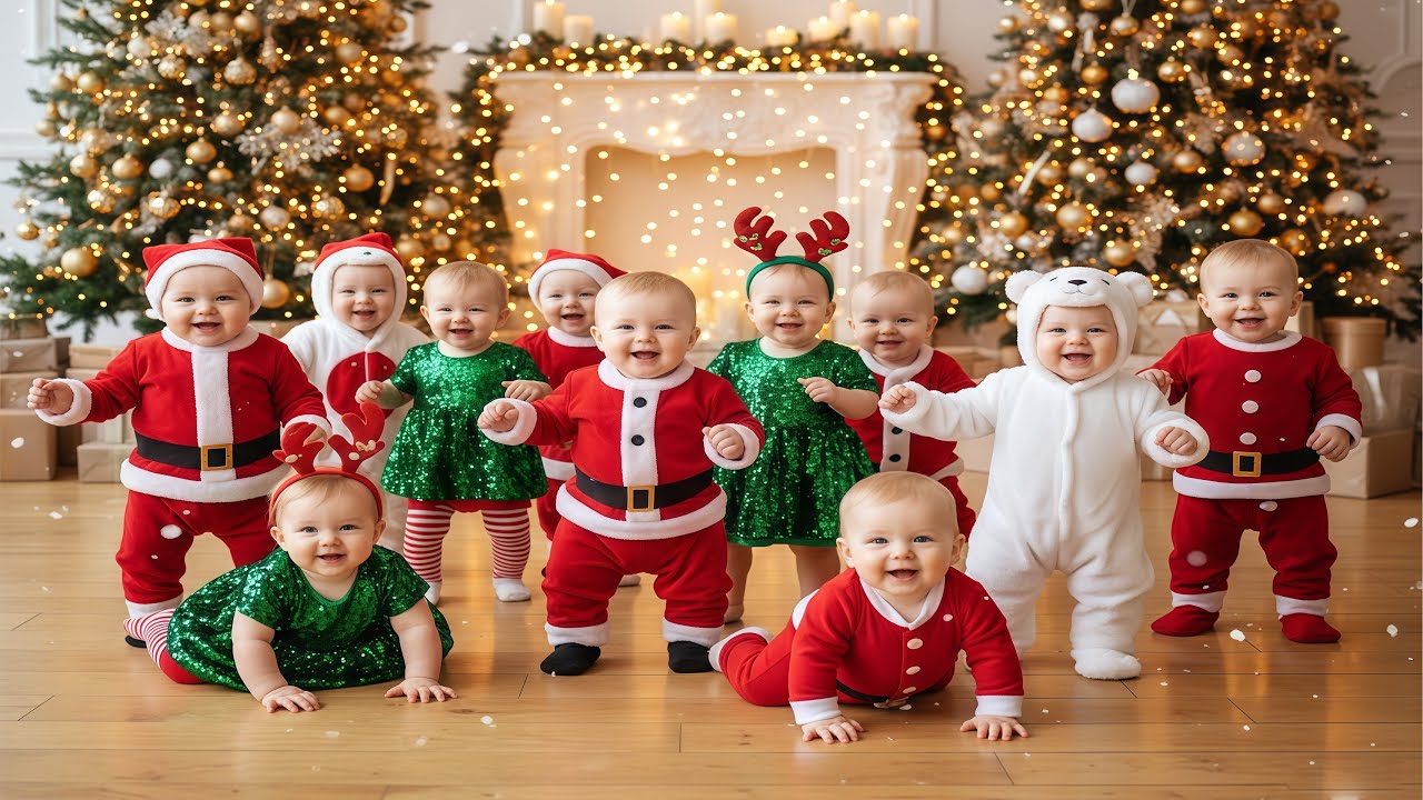Baby Dance Christmas Song 2026 | Jingle Bells & Holiday Cheer | Smiley Songs