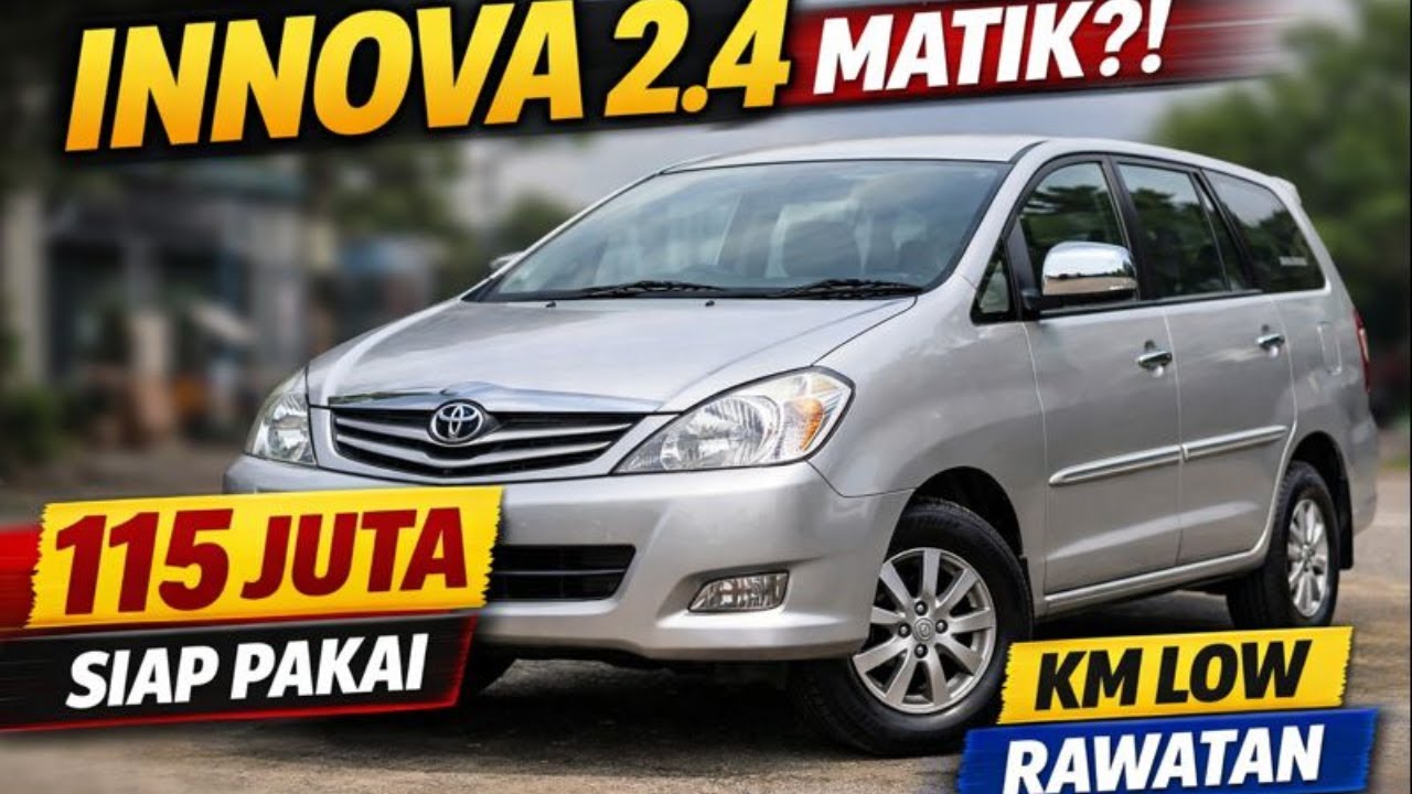 🔥 Innova V 2 4 Matic 2004 – Kilometer LOW, Tinggal Pakai! 115 Juta!!