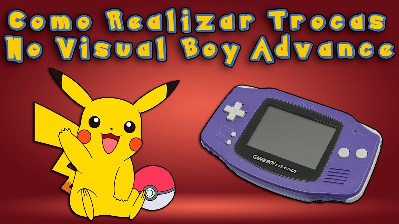 Como Trocar Pokémon No Visual Boy Advance / How Do Trade Pokemon In Visual Boy Advance