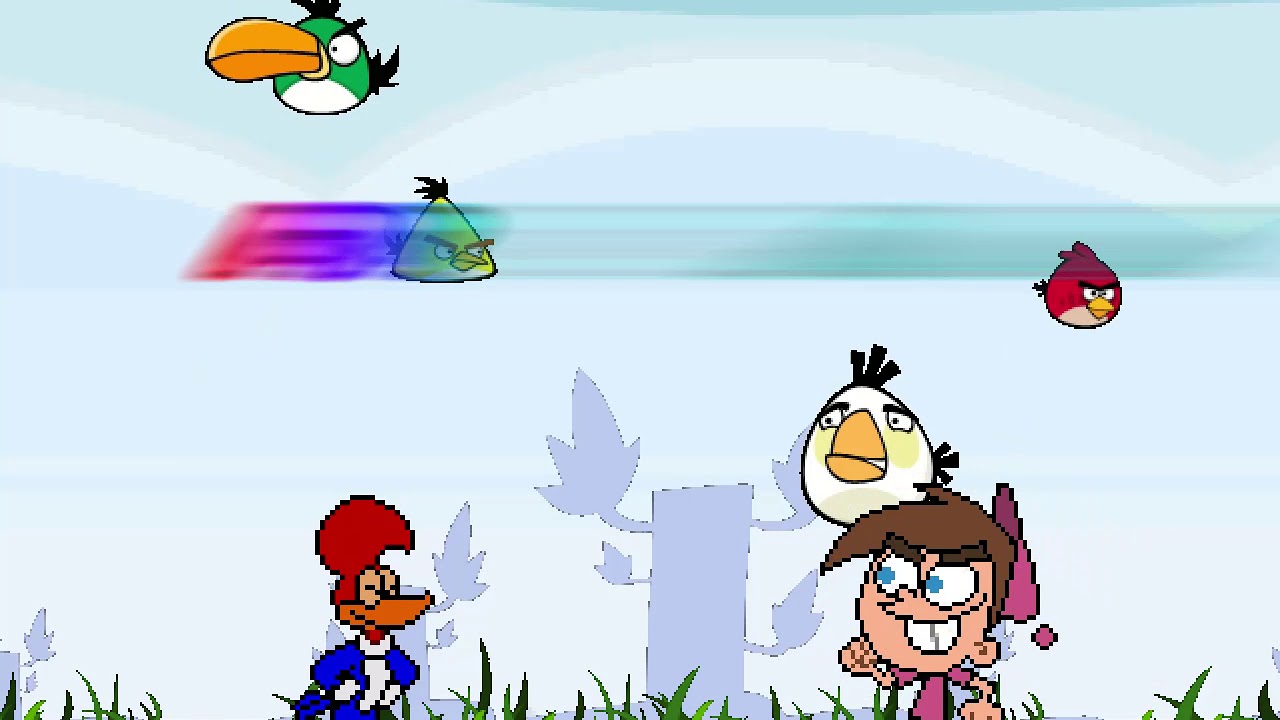 Mugen Request Woody Woodpecker vs Timmy Turner