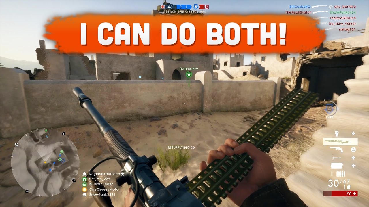 I CAN DO BOTH! - Battlefield 1 | Road to Max Rank #41 (Multiplayer Gameplay)