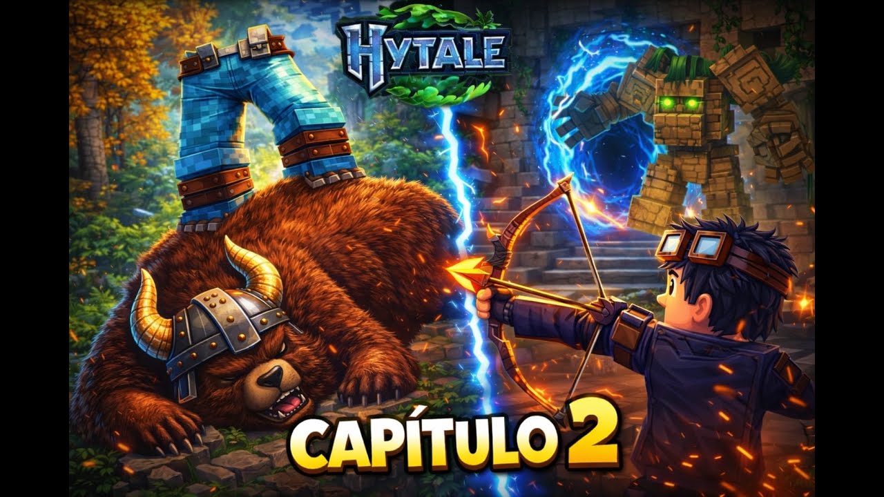 🐻 ACABAMOS CON EL… Y LO QUE SALIÓ DEL PORTAL 🔵😱 | Hytale CAP. 2