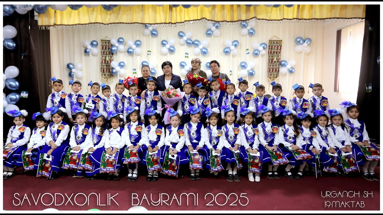 ALIFBE 2025 URGANCH  SHAHAR 19 - MAKTAB 1 -D  SINF