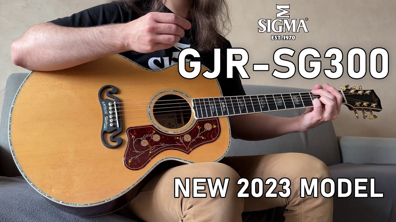 SIGMA GJR-SG300 jumbo - Review of a brand new 2023 acoustic guitar model