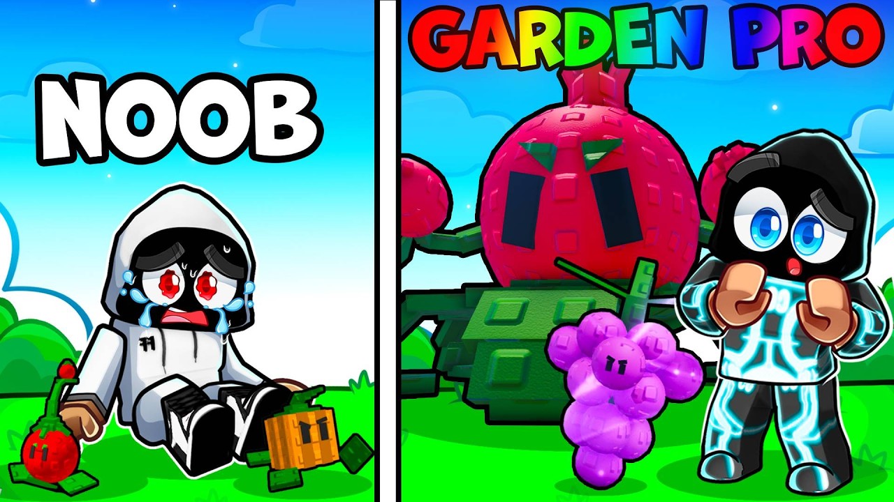 NOOB To PRO in Roblox Garden Tower Defense!