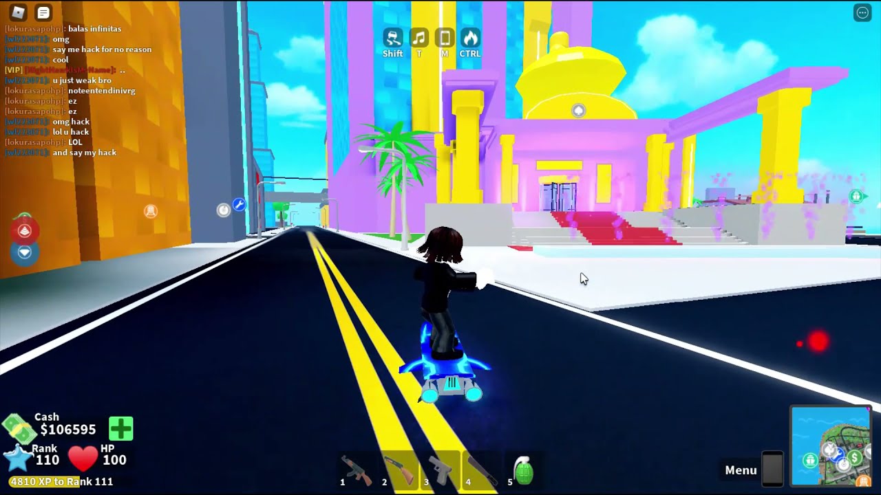 Nerf Ray & Hoverboard! (MAD CITY)