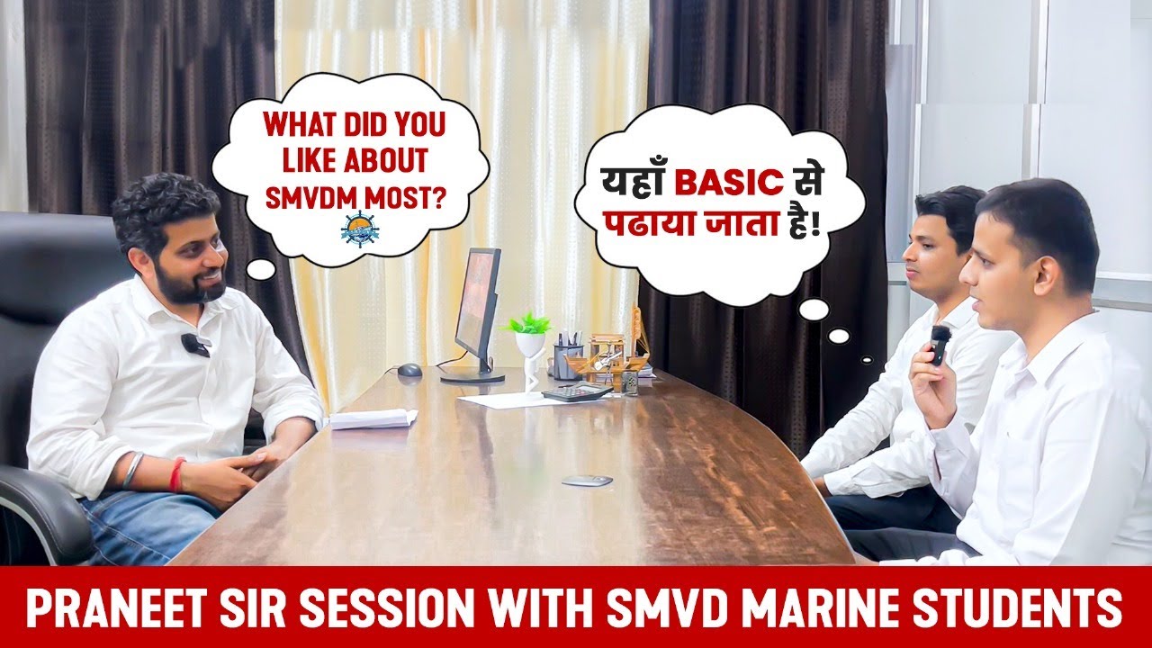 Experience sharing session at SMVDM Academy ft. Praneet Mehta Sir