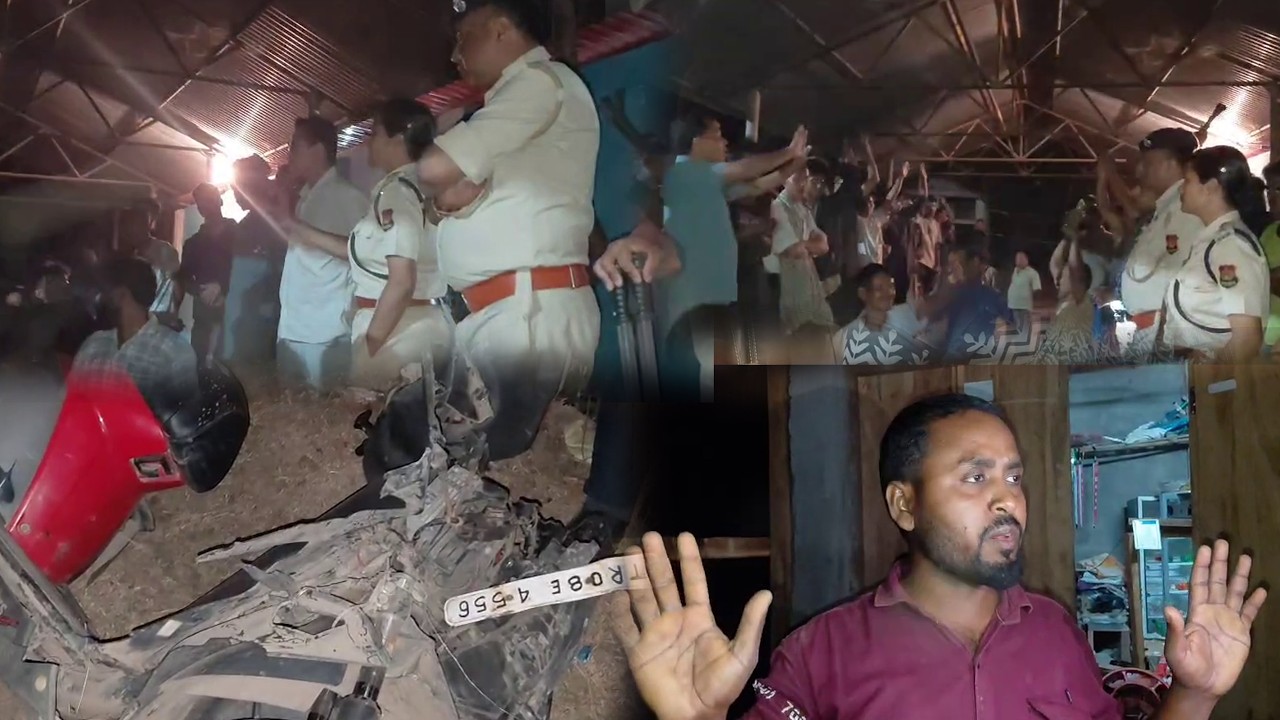 Mob Attacks Suspected Smugglers' Property at gomati