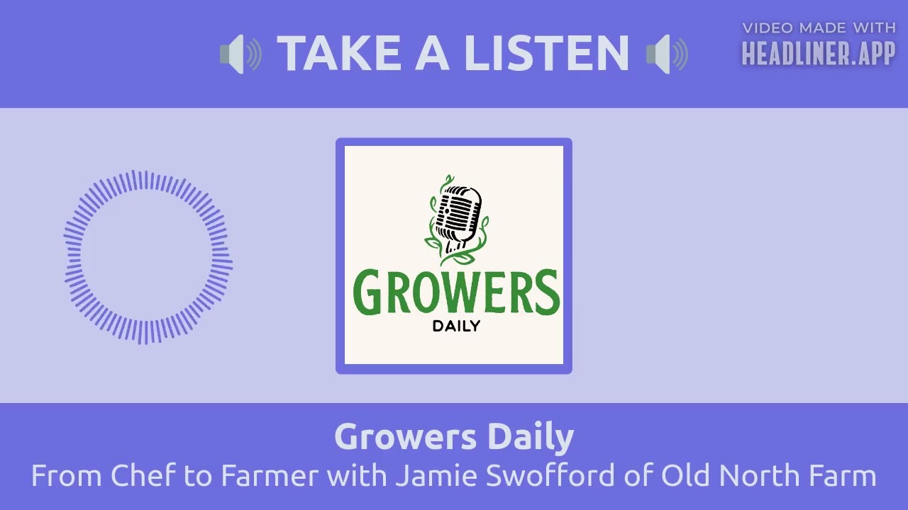From Chef to Farmer with Jamie Swofford of Old North Farm | Growers Daily