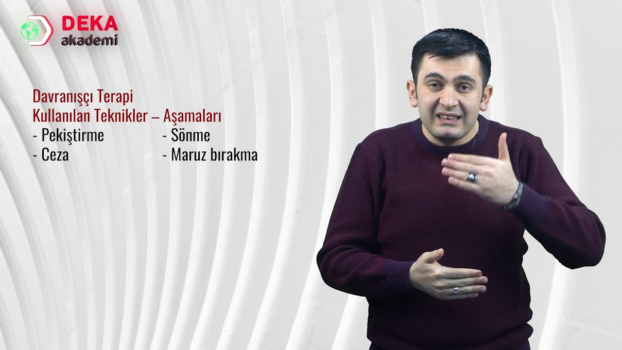 006 - PDR-ÖABT - Davranışçı Terapi - Mehmet Atasayar