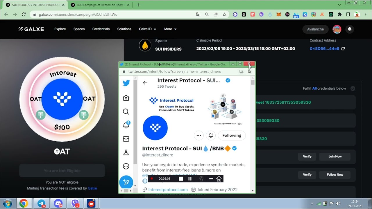SUI INSIDERS NFT MINT & AIRDROP. МИНТИМ НФТ от ТОПОВОГО ПРОЕКТА СУИ