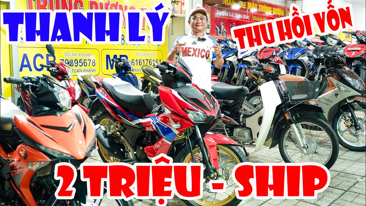 KẸT QUÁ THANH LÝ XE CŨ DREAM THÁI VISION AB NOUVO WINNER X EXCITER 135 150 MXKING XE ĐI LÀM SỐC 5 TR