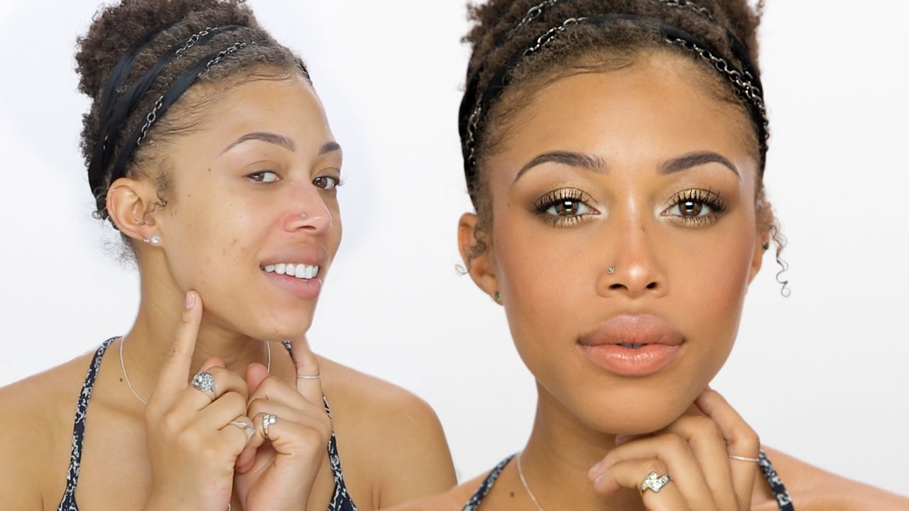 Trying MAC Next to Nothing Face Colour | Jaleesa Moses