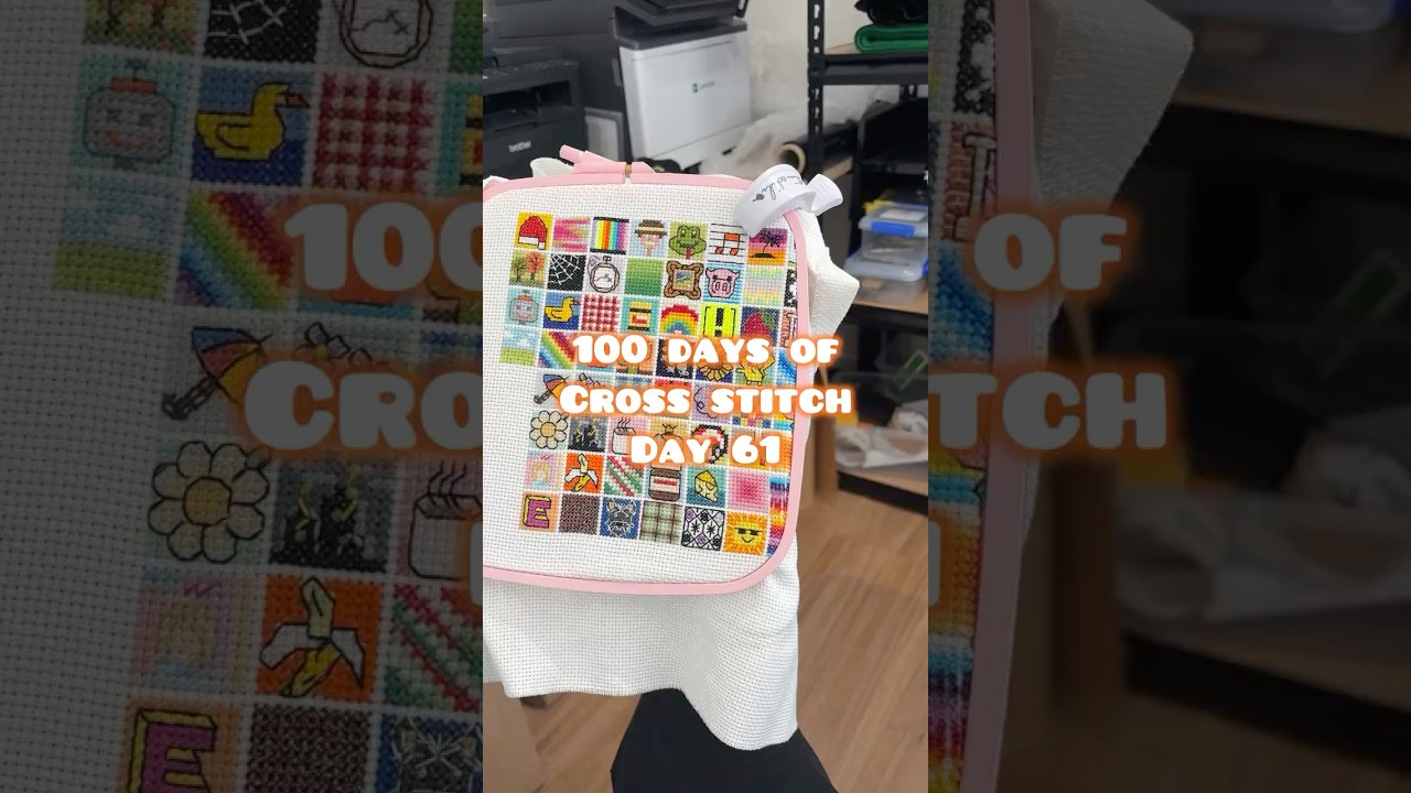 Day 61 | 100 Days of Cross Stitch: the sickness