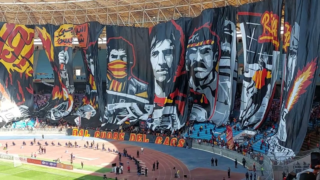 Tifo virage taraji ❤️ 💛 🇧🇪 🧨 ✌️ match EST  vs css 1_0 2025