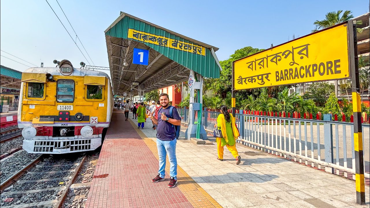 শিয়ালদহের সবচেয়ে দ্রুততম লোকাল ট্রেনে জার্নি Fastest Local Train of Sealdah Barrackpore Galloping.