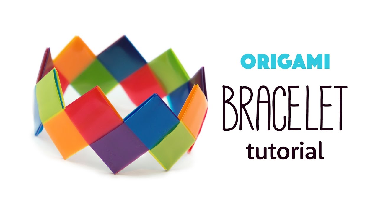 Easy Origami Bracelet Tutorial - DIY - Paper Kawaii