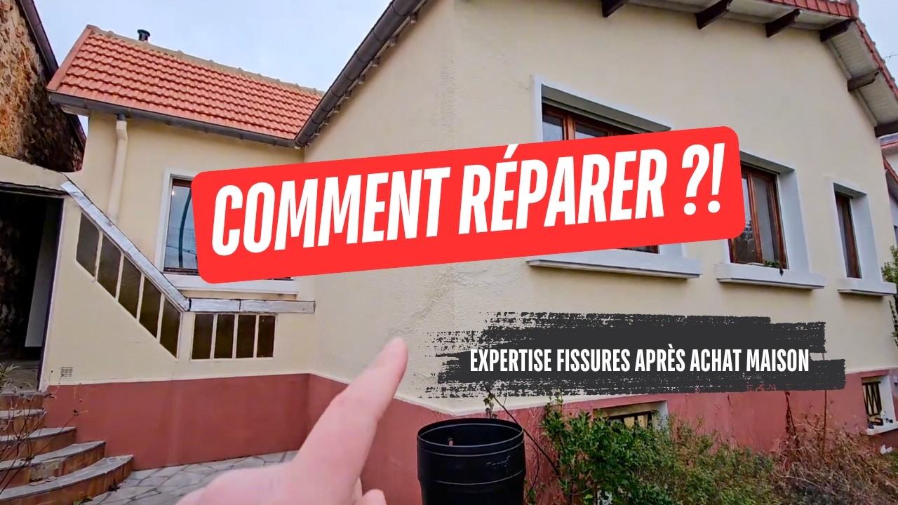 Nouveau cas d’expertise fissures après achat maison : comment réparer ?!