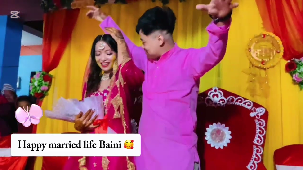 Re upload because yesterday video was almost mute because of error ￼#youtubevlog #wedding #tamang