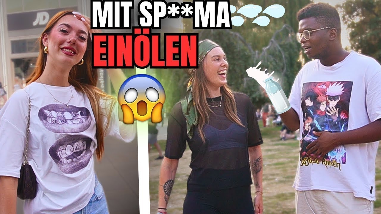 MIT SP**MA NACH S.X EINCREMEN GESUND? 💦😳😋 I UNGEWÖHNLICHE S.X PLÄTZE I STRAẞENUMFRAGE BERLIN