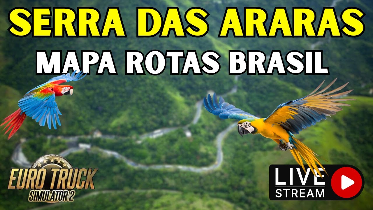 Washington LUIS é a rota de hoje #aovivo #ets2  #eurotrucksimulator2