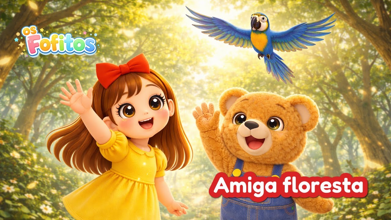 AMIGA FLORESTA | Os fofitos | Música infantil