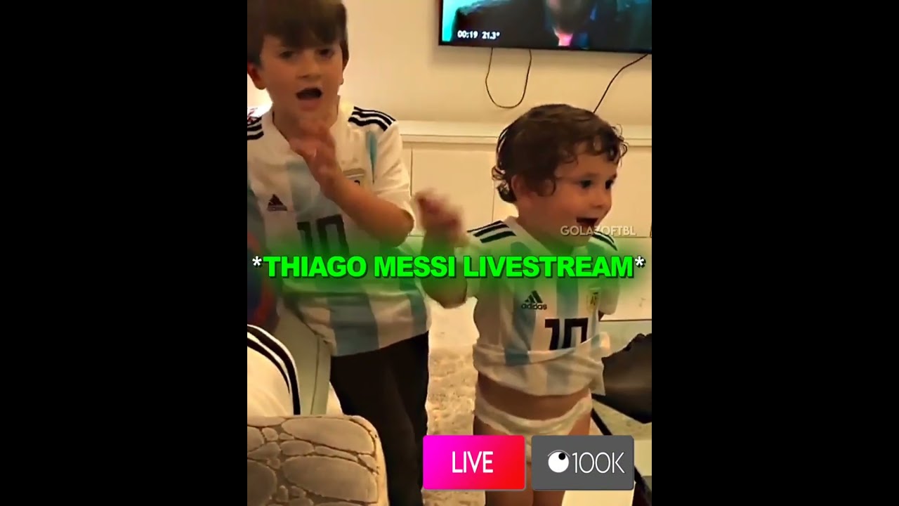 Ronaldo Jr, Thiago Messi & Davi Lucca 🔴 Livestream Moments | Ronaldo&rsquo;s Son Goes VIRAL! 🚀🔥#shorts