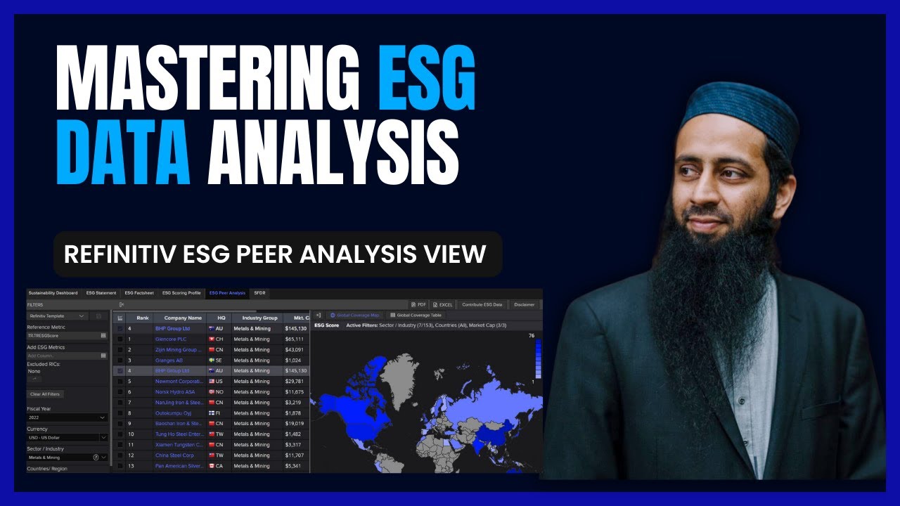 Как анализировать данные ESG | Анализ ESG-показателей | Учебное пособие по Refinitiv Eikon | Усто...