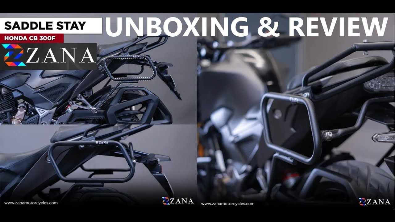Honda CB 300F Bike Accessories Unboxing & Review | Zana Saddle Stay for Honda CB 300F free gifts ?