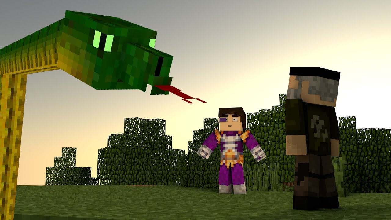 Minecraft | DOMADORES DE SERPIENTES !! c/ Vegetta | Minijuego BUILD BATTLE